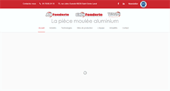 Desktop Screenshot of abfonderie.fr