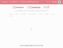 Tablet Screenshot of abfonderie.fr